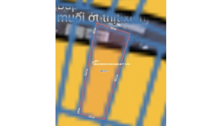 Bán Nhà Chính Chủ 69m² – Sát Ga Cát Linh, cách Phố Hào Nam 20m